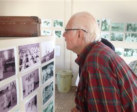 Benalla Migrant Camp Exhibition - Grafton Accommodation 1