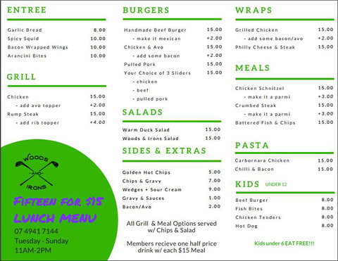 Woods And Irons Restaurant @ The Moranbah Golf Club - Grafton Accommodation 4