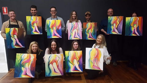 Paint And Sip Experience - Grafton Accommodation 1