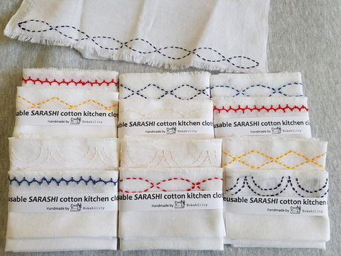 Online Live Streaming Class: Make A Sashiko Reusable Kitchen Cloth - Grafton Accommodation 0