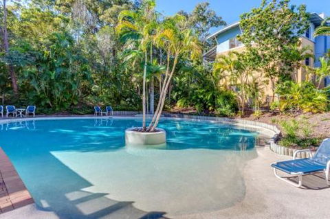 Baden 42 Rainbow Shores Ground Floor Unit Air Conditioned Overlooking Outdoor Spa - Grafton Accommodation 3