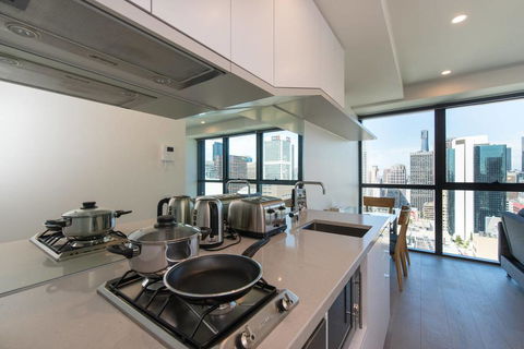 Melbourne CBD 1 Bedroom Deluxe@La Trobe Tower - Grafton Accommodation 1