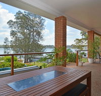 The House on the Lake  Fishing Point Lake Macquarie - honestly put the line in and catch fish - Grafton Accommodation