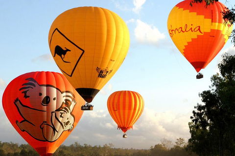 Natural Bridge & Springbrook Waterfalls Tour + Hot Air Balloon With Breakfast - Grafton Accommodation 0